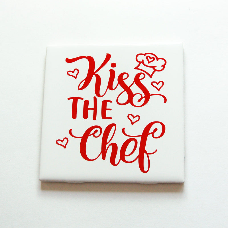 Kiss The Chef Sign - Kelly's Handmade