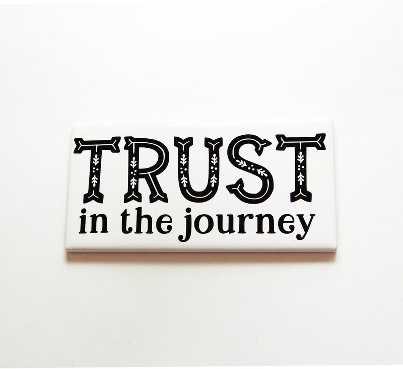 Trust in the Journey Sign In Black - Kelly's Handmade