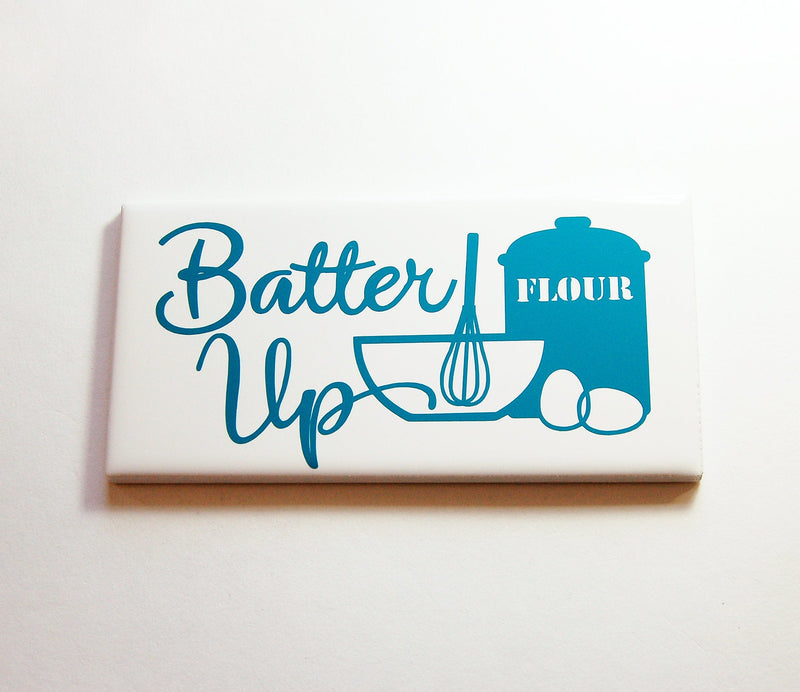 Batter Up Kitchen Sign In Teal Blue - Kelly's Handmade