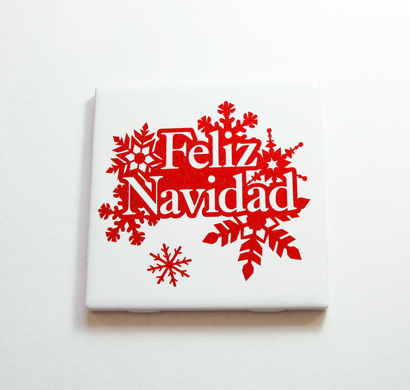 Feliz Navidad Sign Available In Red Or Green - Kelly's Handmade