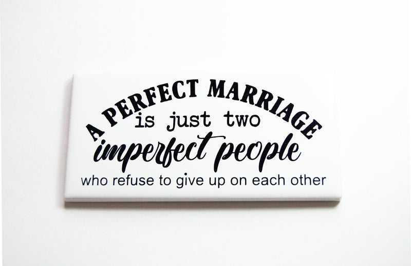 A Perfect Marriage Sign In Black & White - Kelly's Handmade