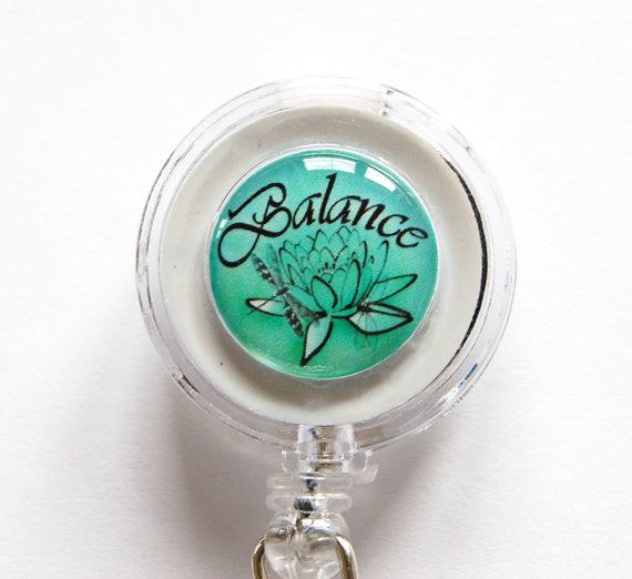 Balance ID Badge Reel - Kelly's Handmade