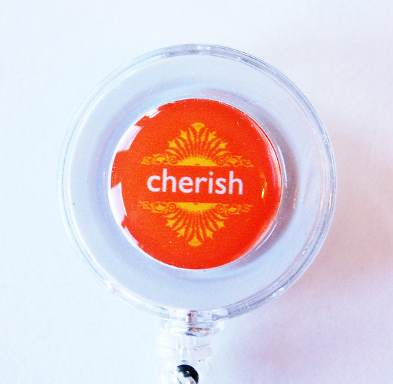 Cherish ID Badge Reel - Kelly's Handmade