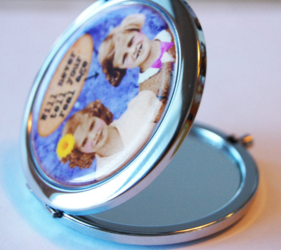 Never Tell Your Real Age Compact Mirror - Kelly's Handmade