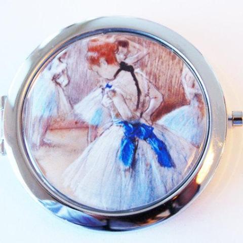 Degas Ballerina Compact Mirror - Kelly's Handmade