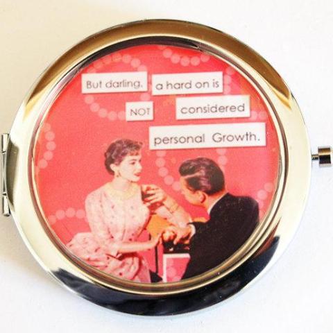 Personal Growth Funny Compact Mirror - Kelly's Handmade