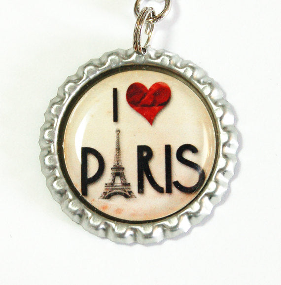 I Love Paris Bookmark - Kelly's Handmade