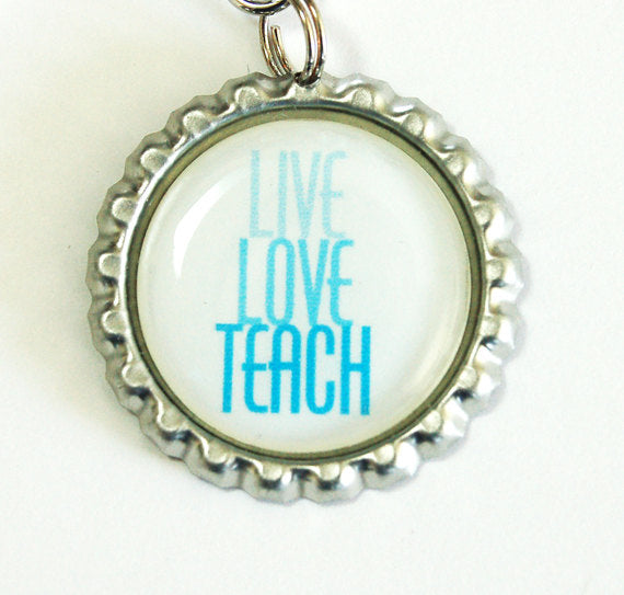 Live Love Teach Teacher Bookmark - Kelly's Handmade