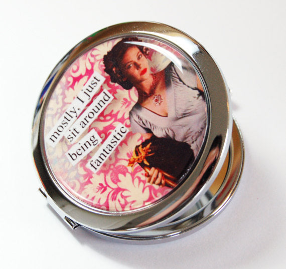 Being Fabulous Compact Mirror - Kelly's Handmade