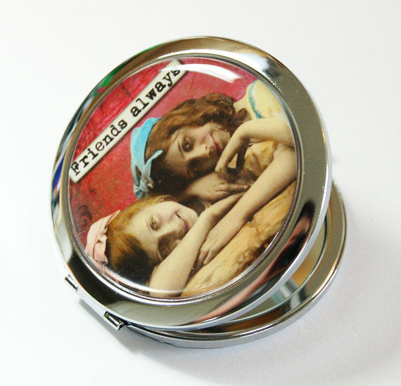 Friends Forever Compact Mirror - Kelly's Handmade