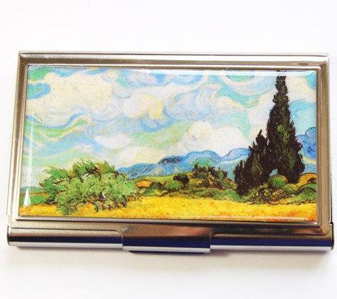Van Gogh Landscape Business Card Case - Kelly's Handmade