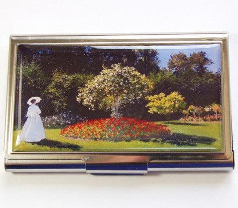 Monet Landscape Business Card Case - Kelly's Handmade