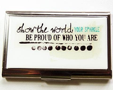Be Proud Business Card Case - Kelly's Handmade