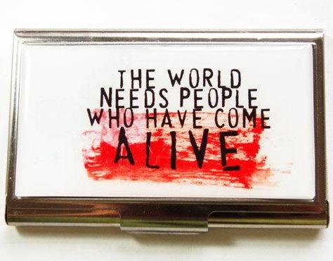 Come Alive Business Card Case - Kelly's Handmade