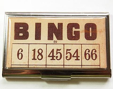 Bingo Business Card Case - Kelly's Handmade