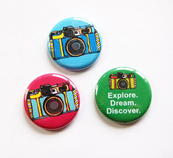 Photography Set of Six Magnets #3 - Kelly's Handmade