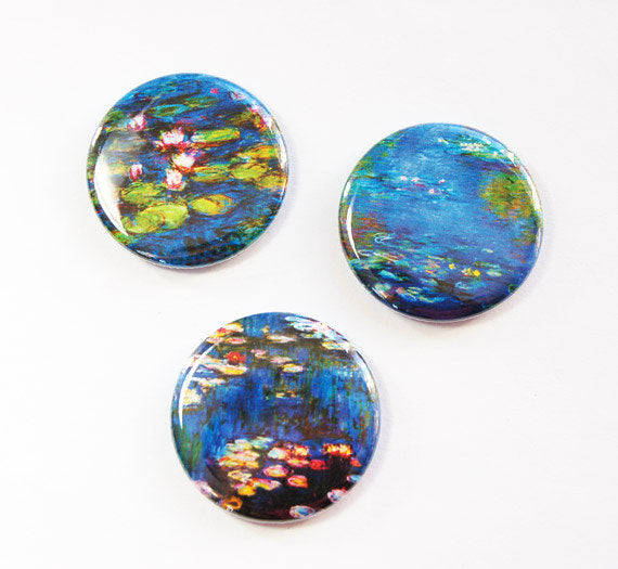 Monet Set of Six Magnets - Kelly's Handmade