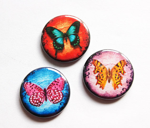 Butterfly Magnets Set of Six Magnets - Kelly's Handmade