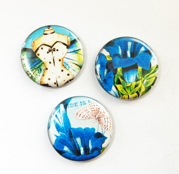 Abstract Fairy Set of Six Magnets - Kelly's Handmade