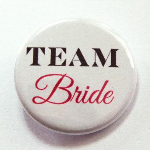 Team Bride Wedding Pin - Kelly's Handmade
