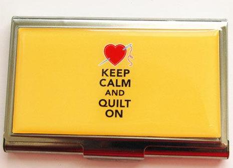 Keep Calm and Quilt On Sewing Needle Case - Kelly's Handmade