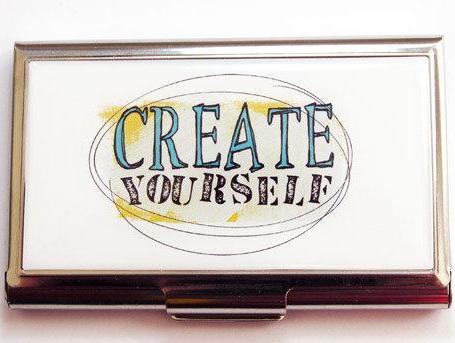 Create Yourself Business Card Case - Kelly's Handmade