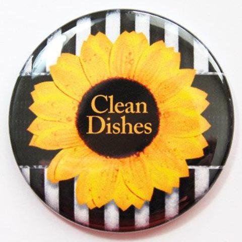Sunflower Clean Dishes Dishwasher Magnet - Kelly's Handmade