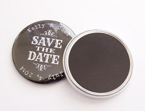 Faux Chalkboard Save the Date Magnets #1 - Kelly's Handmade