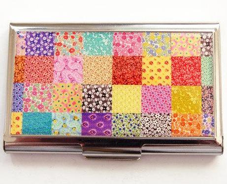 Floral Patchwork Sewing Needle Case - Kelly's Handmade