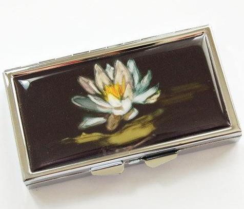 Water Lily 7 Day Pill Case - Kelly's Handmade