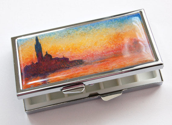 Monet's Saint-Georges 7 Day Pill Case - Kelly's Handmade