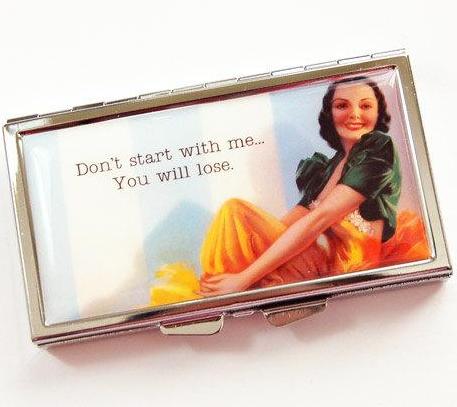 Don't Star With Me 7 Day Pill Case - Kelly's Handmade