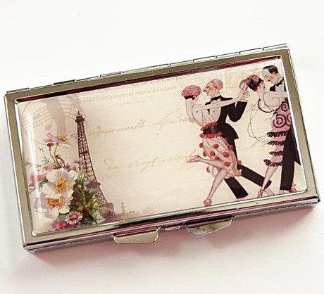 Roaring Twenties Paris 7 Day Pill Case - Kelly's Handmade