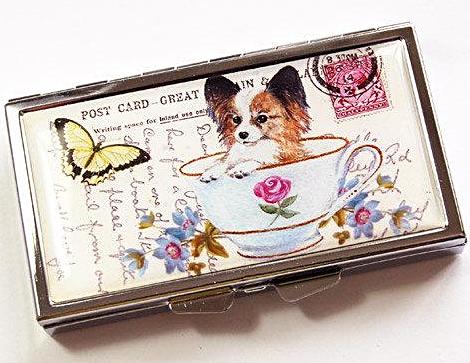 Puppy In A Teacup 7 Day Pill Case - Kelly's Handmade