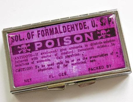 Poison 7 Day Pill Case in Purple - Kelly's Handmade