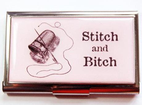 Stitch And Bitch Sewing Needle Case - Kelly's Handmade