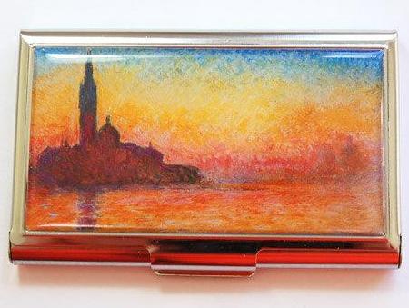 Monet Saint-Georges Business Card Case - Kelly's Handmade