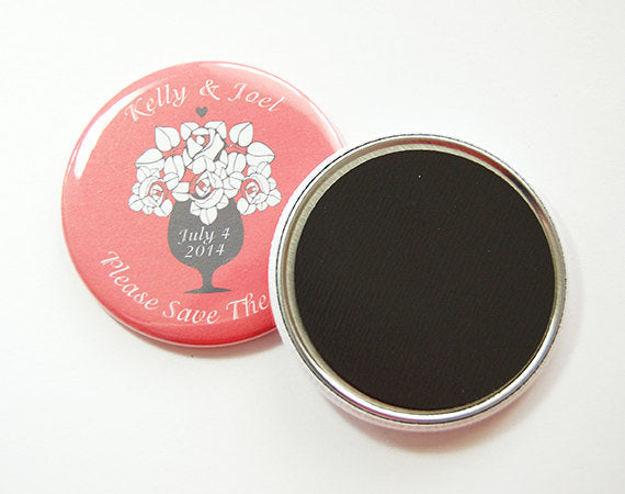 Floral Save The Date Magnets - Kelly's Handmade