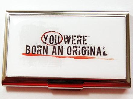 Born An Original Business Card Case - Kelly's Handmade