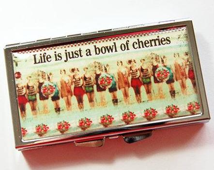 Bowl Of Cherries 7 Day Pill Case #2 - Kelly's Handmade