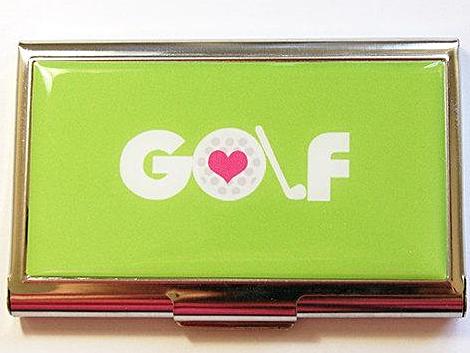 Golf Lover Business Card Case - Kelly's Handmade