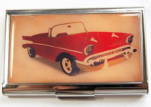 Classic Car Business Card Case - Kelly's Handmade