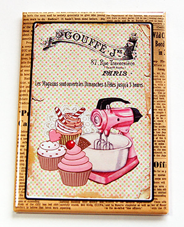 Making Cupcakes Magnet - Kelly's Handmade