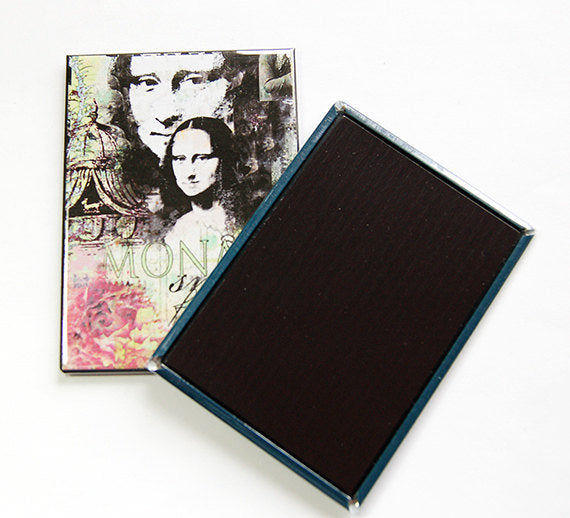 Mona Lisa Smiles Forever Magnet - Kelly's Handmade