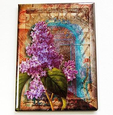 Lilac Flower Magnet - Kelly's Handmade