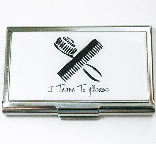I Tease To Please Business Card Case - Kelly's Handmade