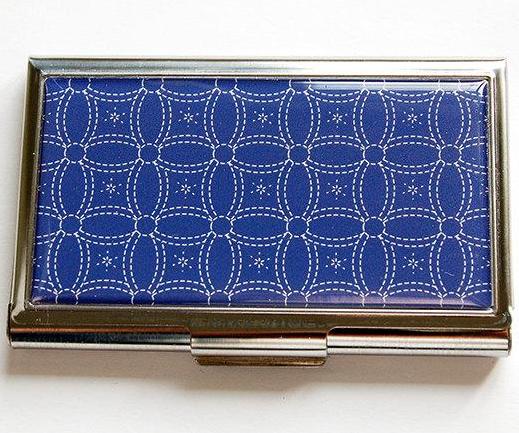 Embroidery Sewing Needle Case in Blue - Kelly's Handmade