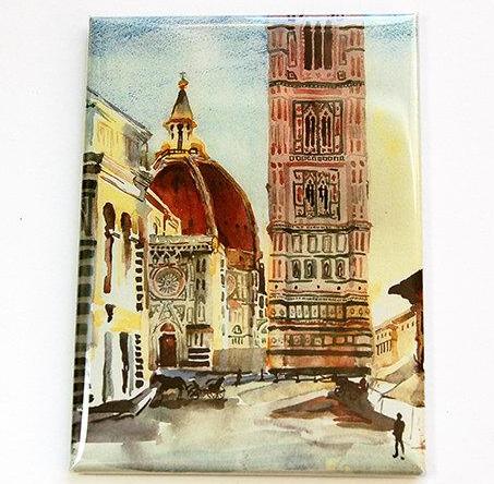Florence Duomo Rectangle Magnet - Kelly's Handmade