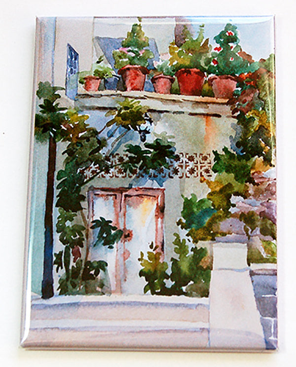 Mediterranean Porch Magnet - Kelly's Handmade