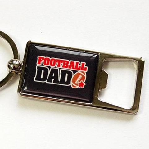 Football Dad Keychain Bottle Opener - Kelly's Handmade